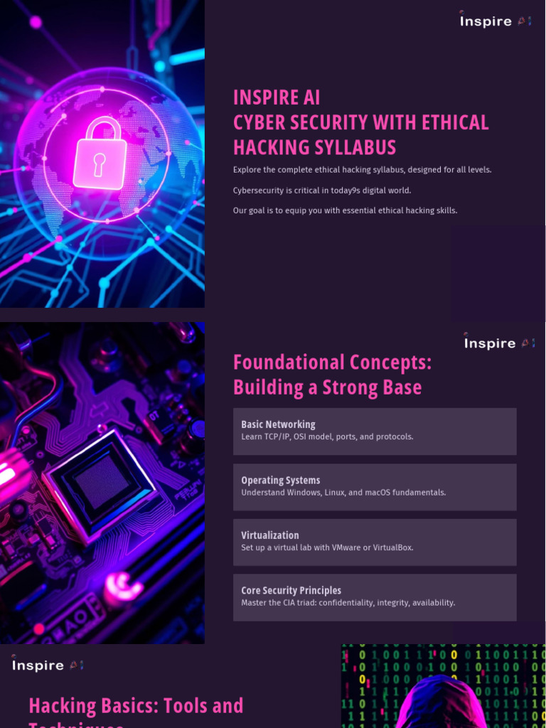 2023 Ethical Hacking Course Syllabus | PDF | Security | Computer Security