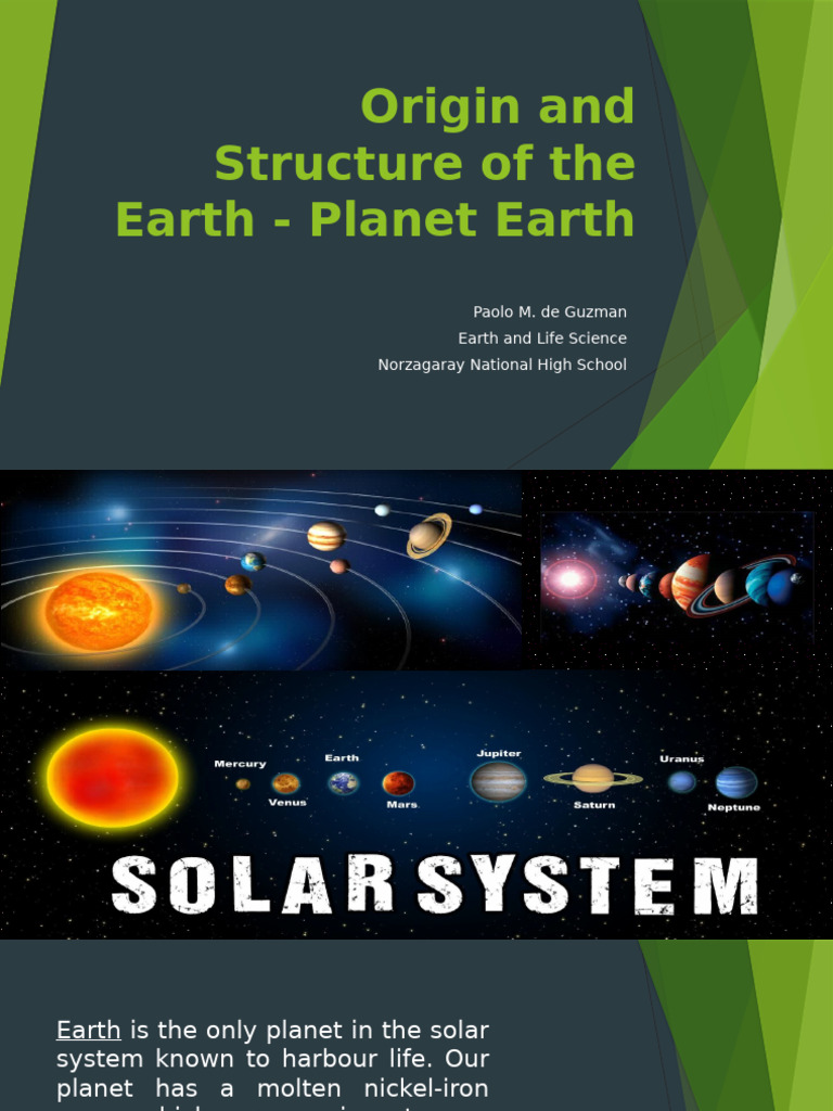 Origin and Structure of Earth | PDF | Earth | Venus