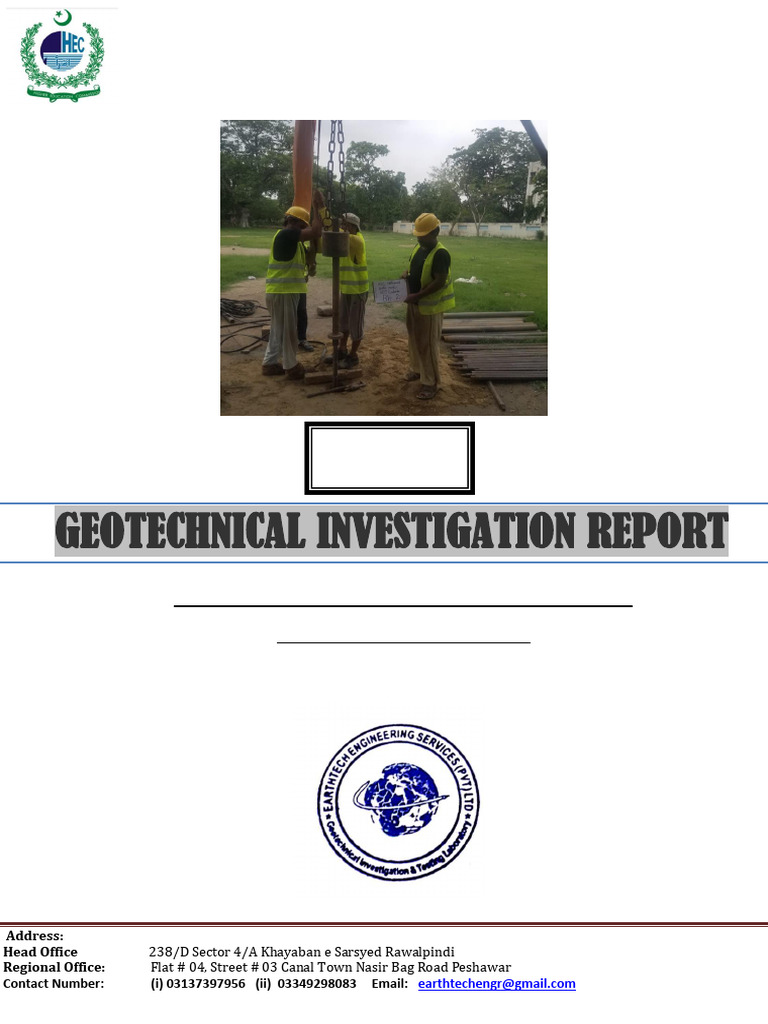 UET Soil Test Report | PDF | Natural Materials | Soil