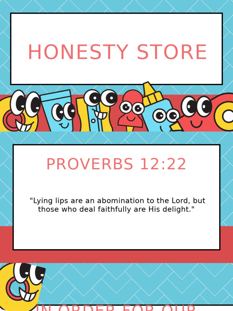 Meaning of Honesty Store | PDF