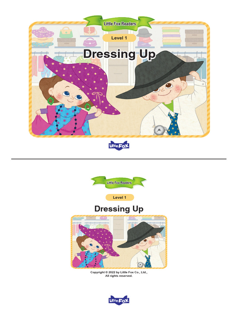 My First Readers 1. Dressing Up | PDF