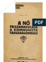 A Nő Felszabadulása A Kommunista Társadalomban