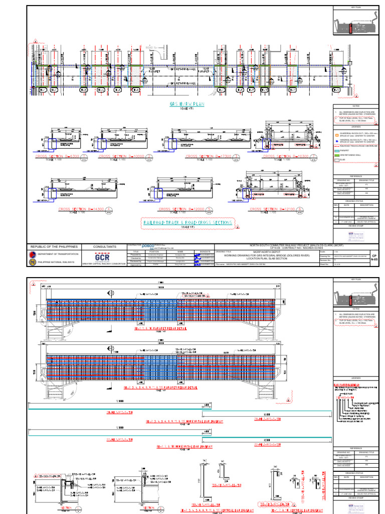North-South Railway Project Drawings | PDF | Infrastructure | Transport