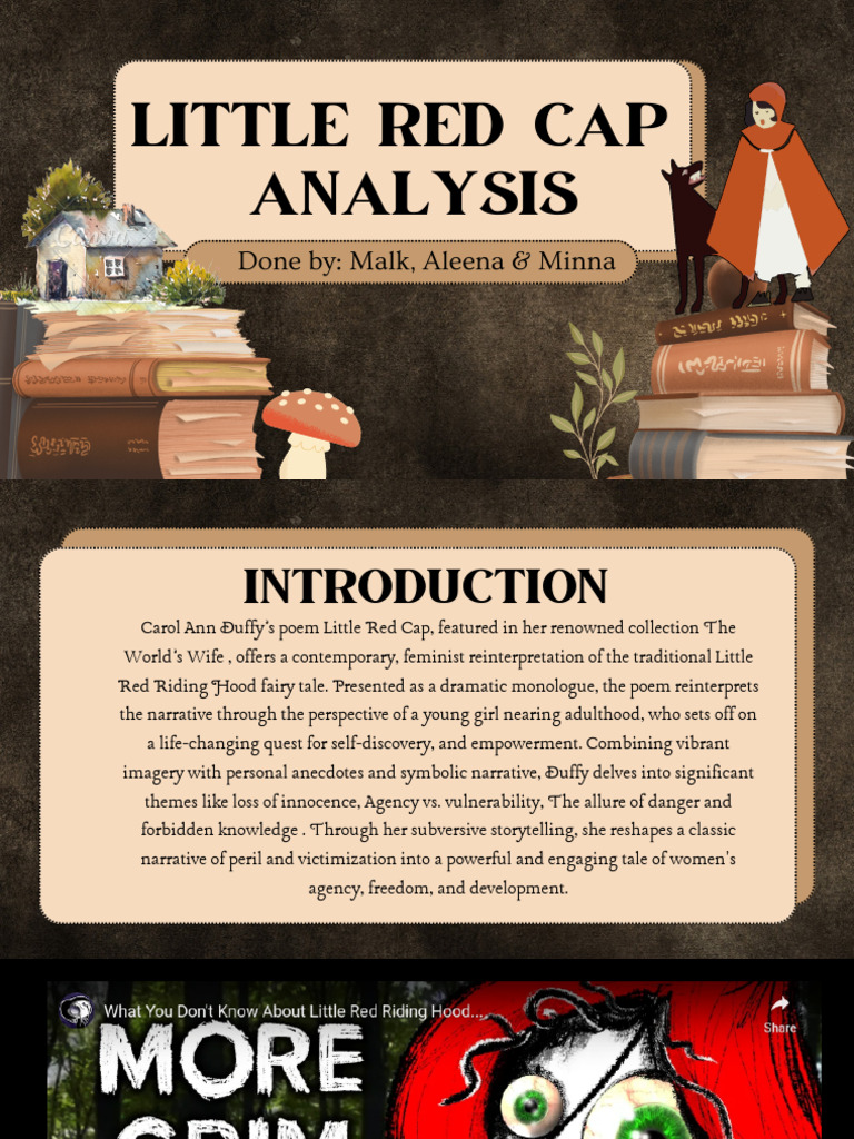 Duffy's Little Red Cap: A Feminist Analysis | PDF | Little Red Riding ...