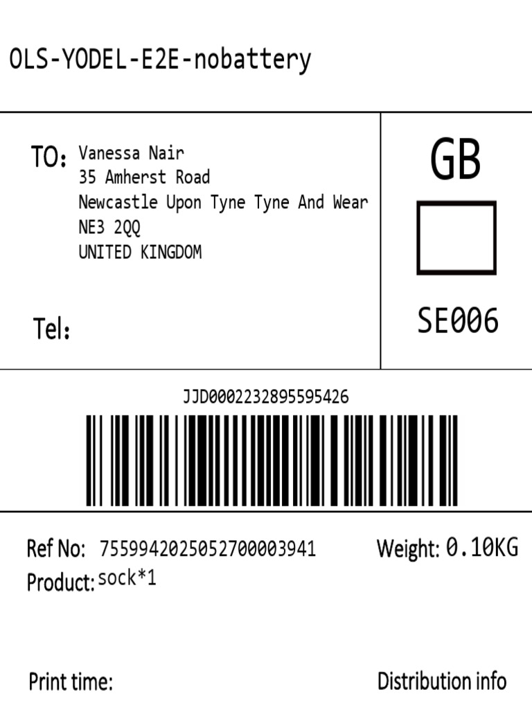 FPX Print Label | PDF
