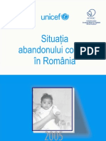 Situatia Abandonului Copiilor in Romania