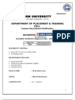 HDFC Bank - Circular 2012