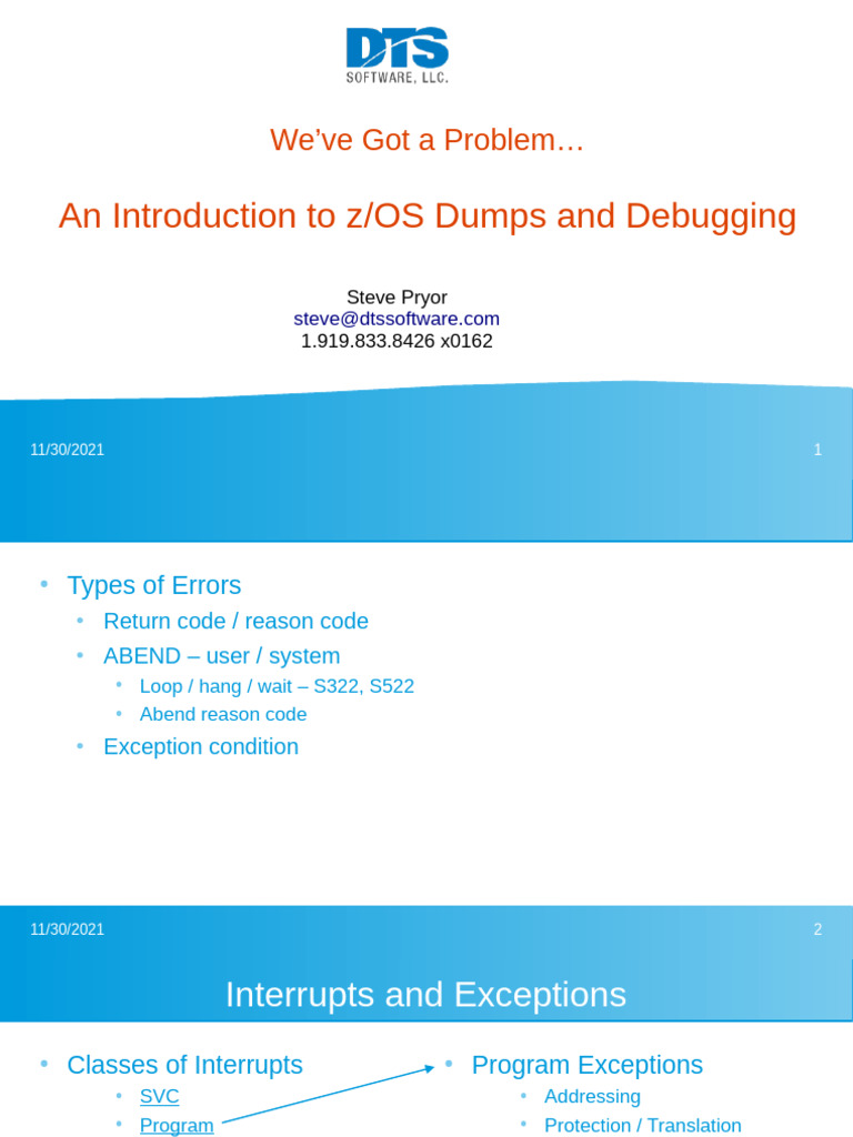 z/OS Dumps and Debugging Guide | PDF | Computer Architecture | Computing