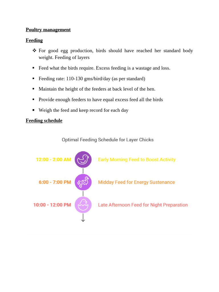 Poultry Management | PDF