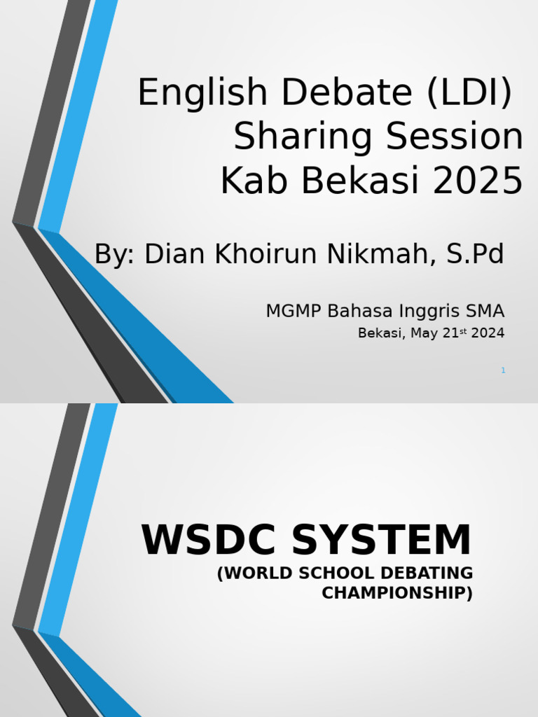 Understanding WSDC Debate Format | PDF | Argument | Reason