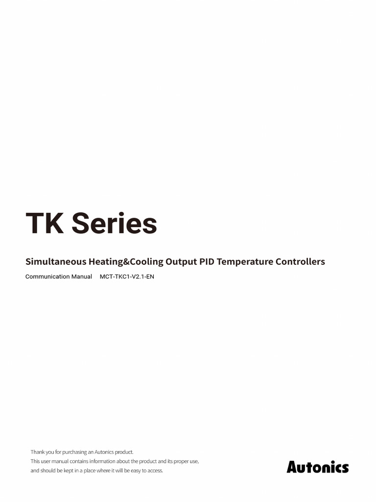TK Series PID Temp Controller Manual | PDF | Computing | Computer ...