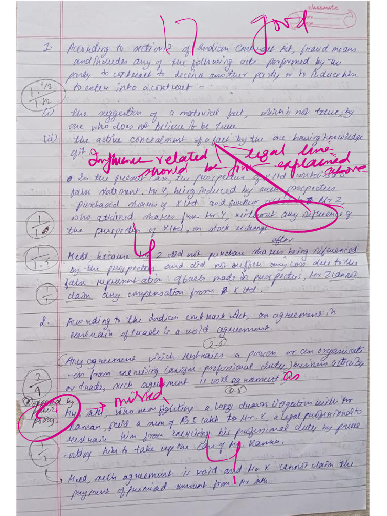 Free Consent Test Answers | PDF