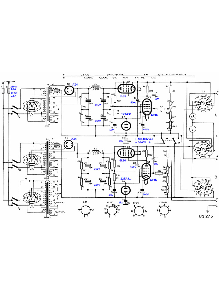 bs275 Schematic - 2 Versions | PDF