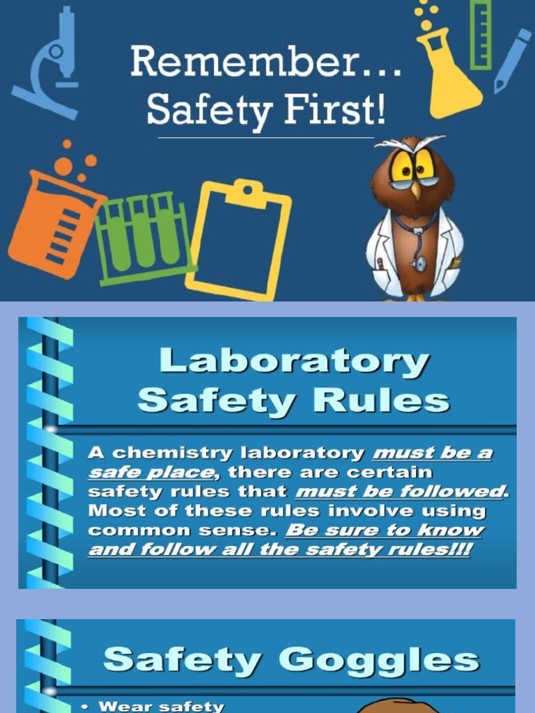 S1 Lab Safety Rules | PDF