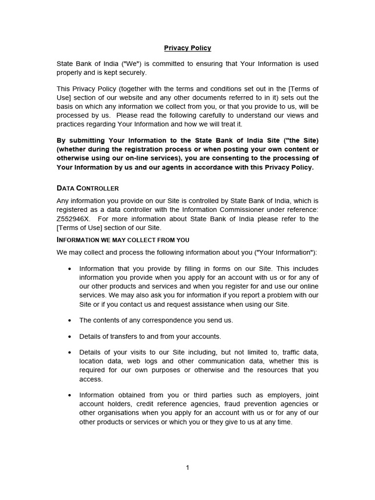 Privacy Policy | PDF | Cheque | Http Cookie