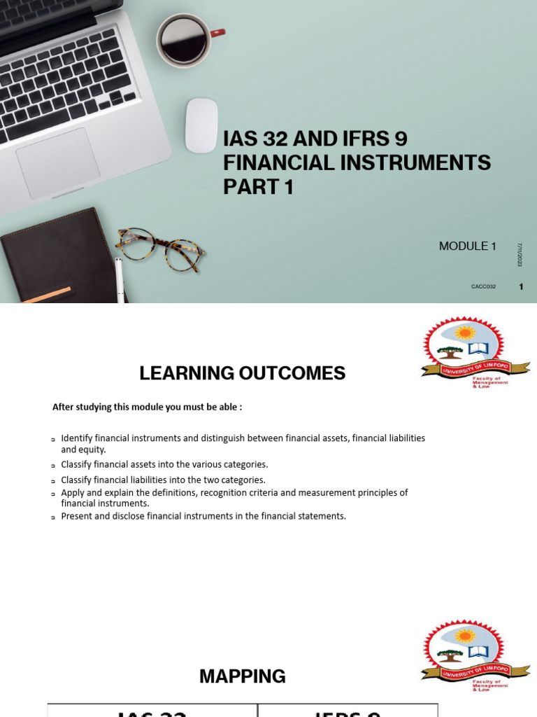 Understanding IAS 32 & IFRS 9 | PDF | Equity (Finance) | International ...