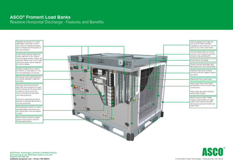 Froment Load Banks: Features & Benefits | PDF | Fuse (Electrical ...