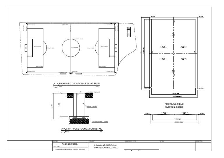 Asianland Artificial Grass Football Field | PDF | Sports Rules And ...