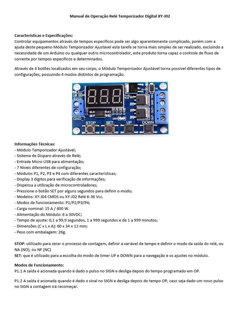 V2ZM10 12-240V AC/DC Tele | Temporizador Multifunción Tele V2ZM10, 12