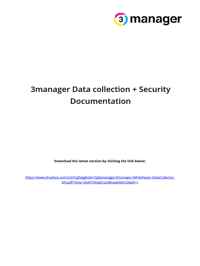 3manager Data Collector Security Guide | PDF | Software | Computer ...