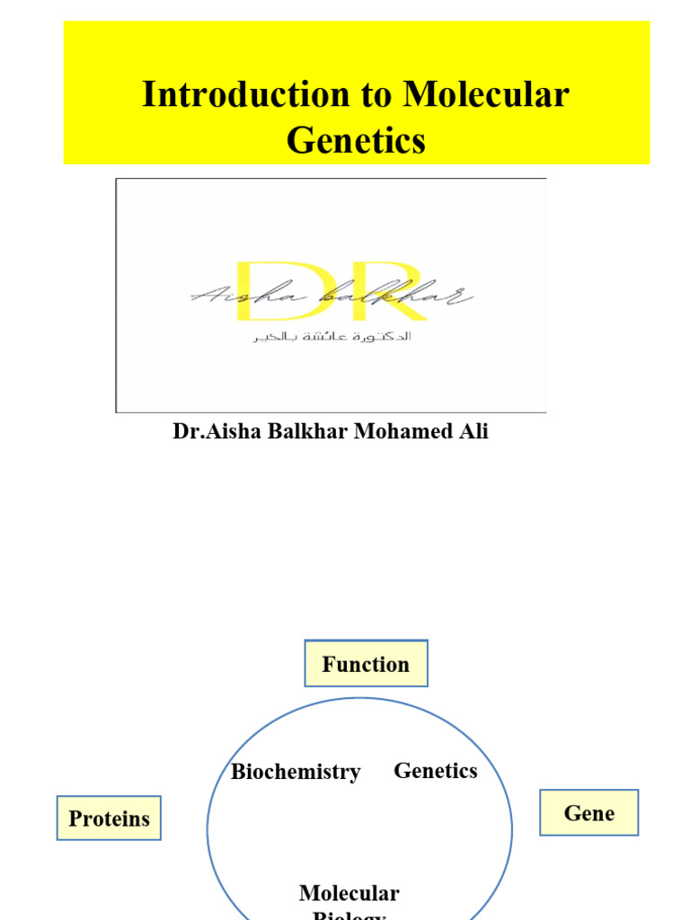 Introduction of Genetic and Genetic Engeenering | PDF | Dna Replication ...