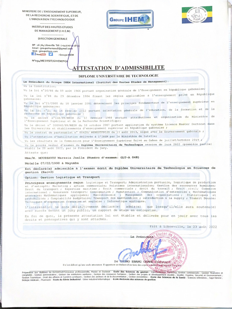 attestation-d-admission-pdf