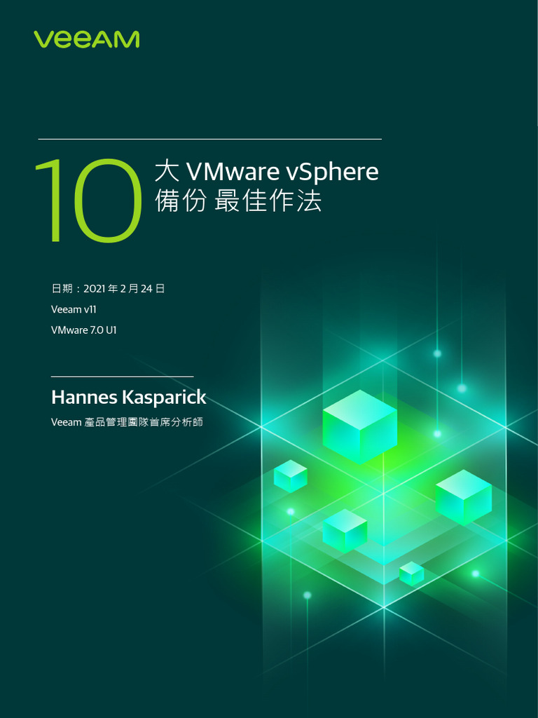Top 10 Best Practices Vsphere Backups | PDF