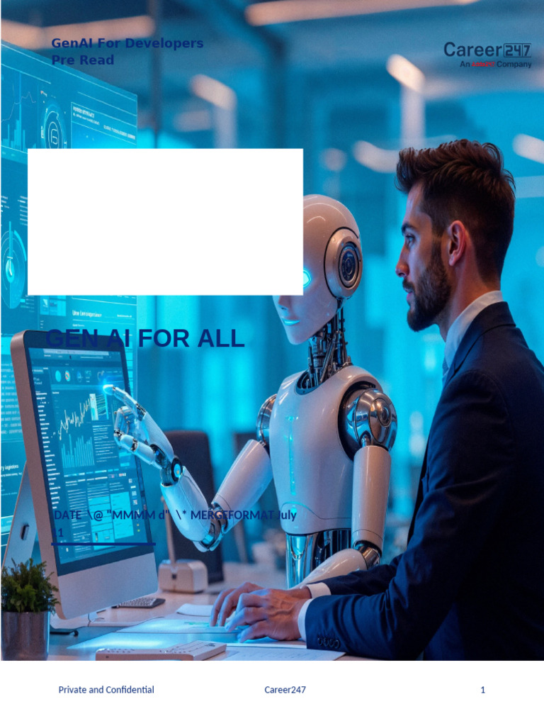Gen AI For Developers Preread | PDF | Machine Learning | Artificial ...