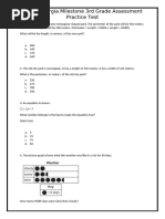 3rd Grade STAAR Math Practice Test | PDF | Euclidean Geometry ...