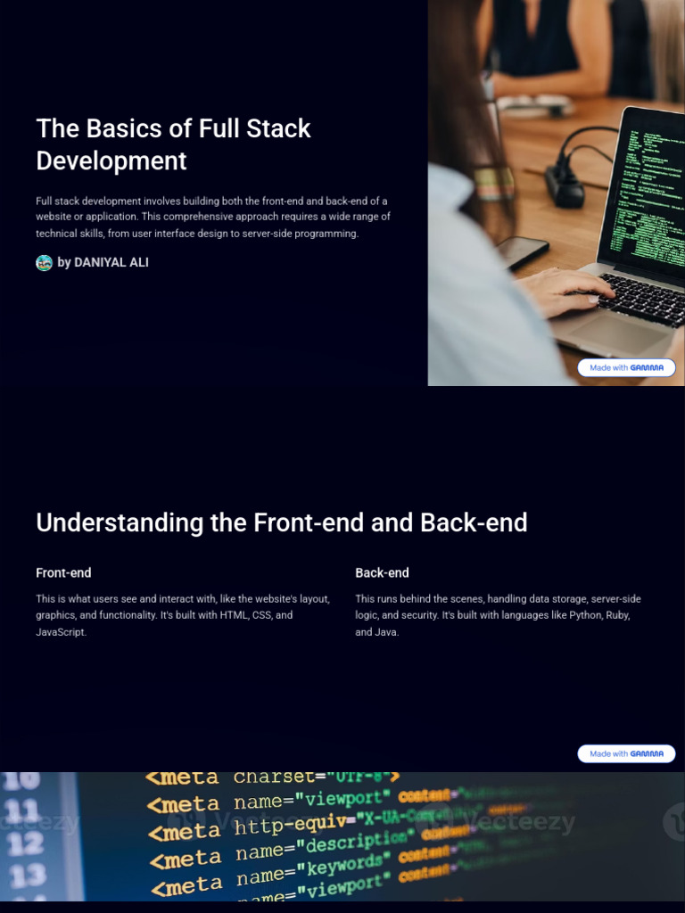 Basics of Full Stack Development | PDF