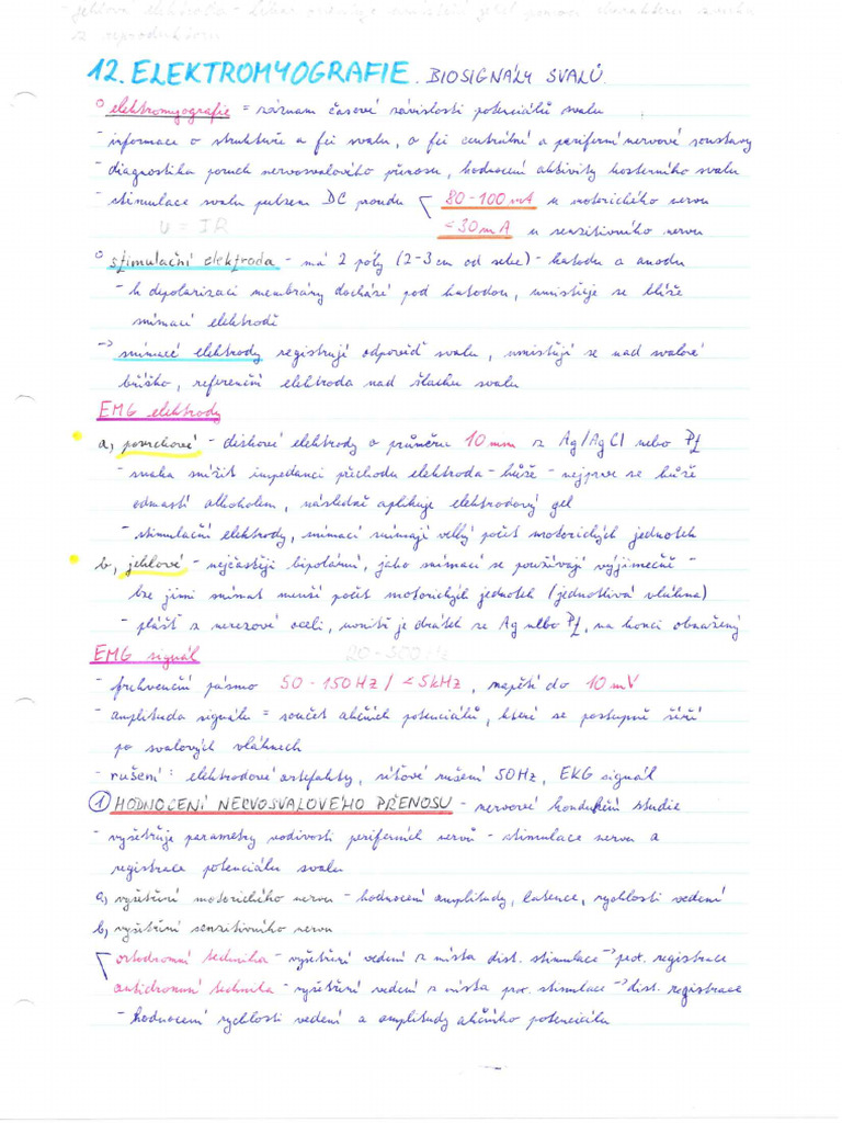 Elektromyografie | PDF