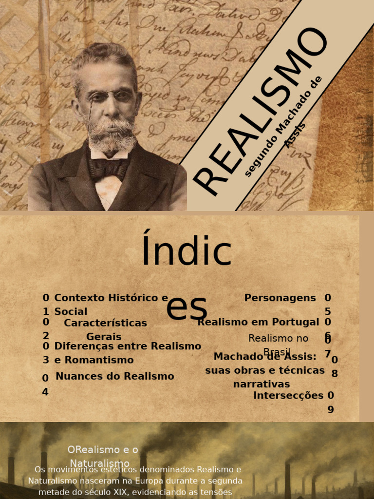 Realismo e Machado de Assis: Contexto e Características | PDF ...
