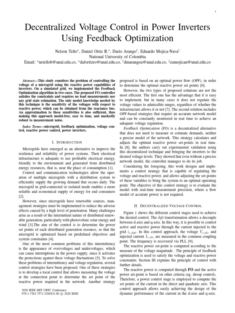 Paper Decentralized Optimization | PDF | Distributed Generation ...