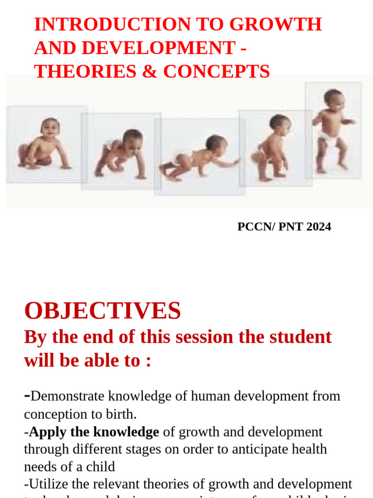 03 Introduction To Growth and Development | PDF | Infants | Behavioural ...