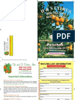 Citrus and Peach Schedule