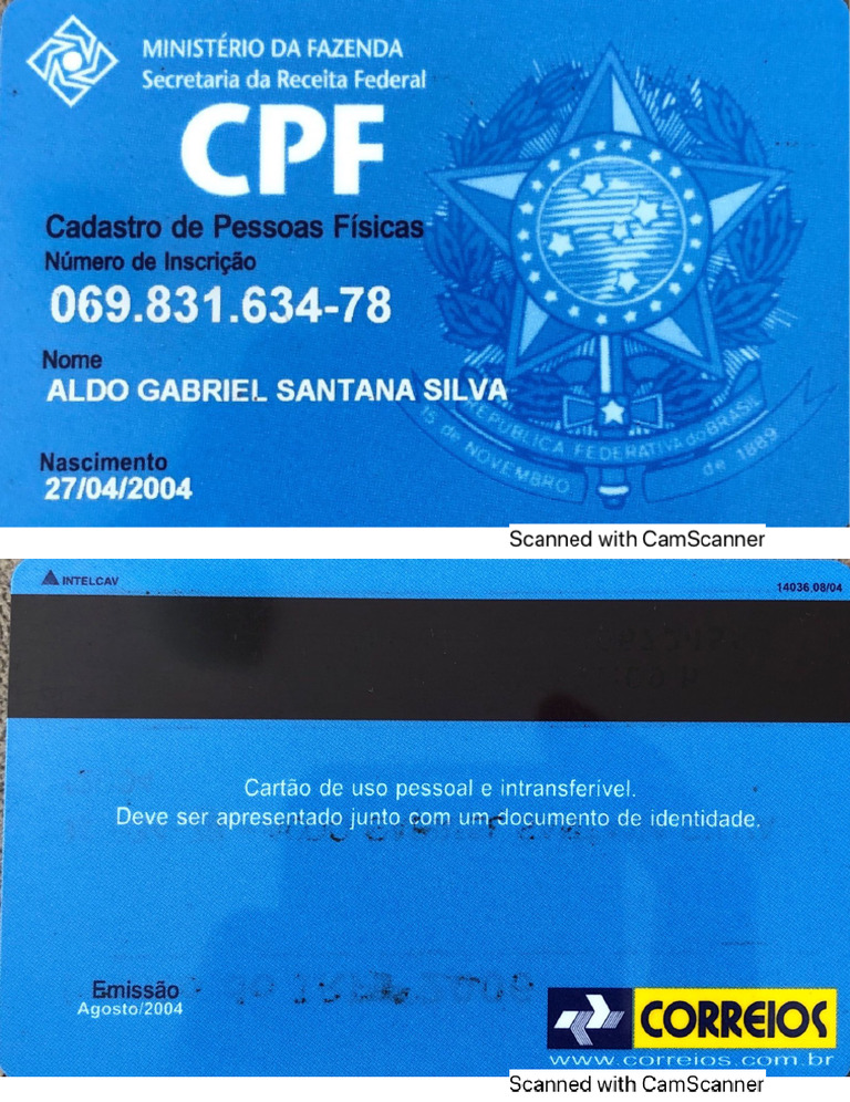 Carteira de CPF | PDF