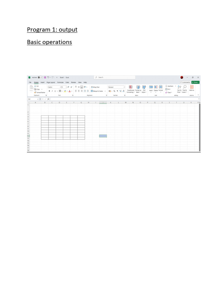 Spreadsheet | PDF