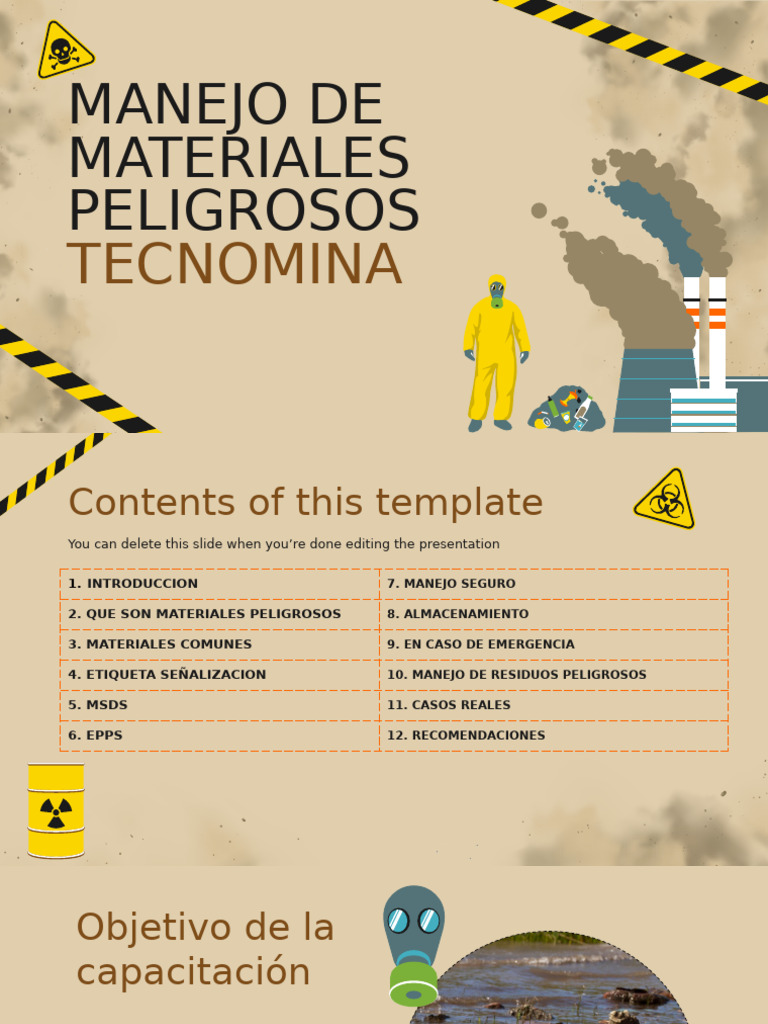 Manejo Seguro de Materiales Peligrosos | PDF | Mercancías peligrosas ...