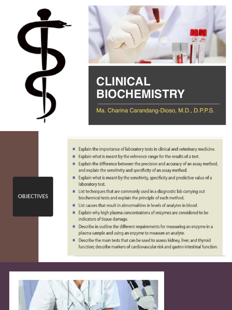 Understanding Clinical Biochemistry Basics | PDF | Sensitivity And ...