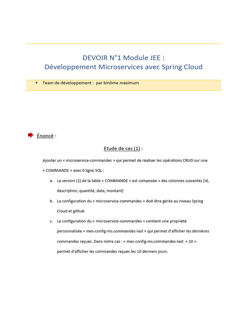 Développement Microservices avec Spring Cloud | PDF | Informatique ...