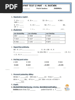 Mat 3 - Písomky | PDF