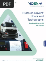 Rules on Drivers Hours and Tachographs - Goods Vehicles in GB and Europe