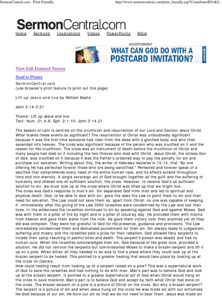 Sermon Central PDF Grace In Christianity Eternal Life (Christianity)