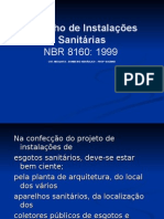 Desenho de Instalações sanitárias 2