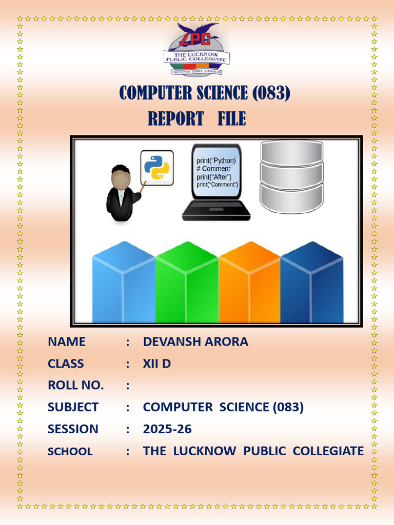Devansh Arora's Computer Science Report | PDF