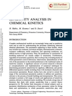 Sensitivity Analysis in Chemical Kinetics