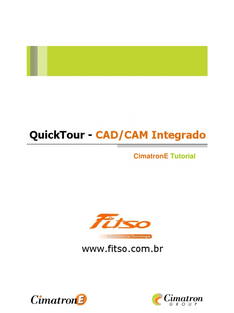 Tutorial CimatronE: Guia Rápido e Completo | PDF | Janela (informática) |  Programas