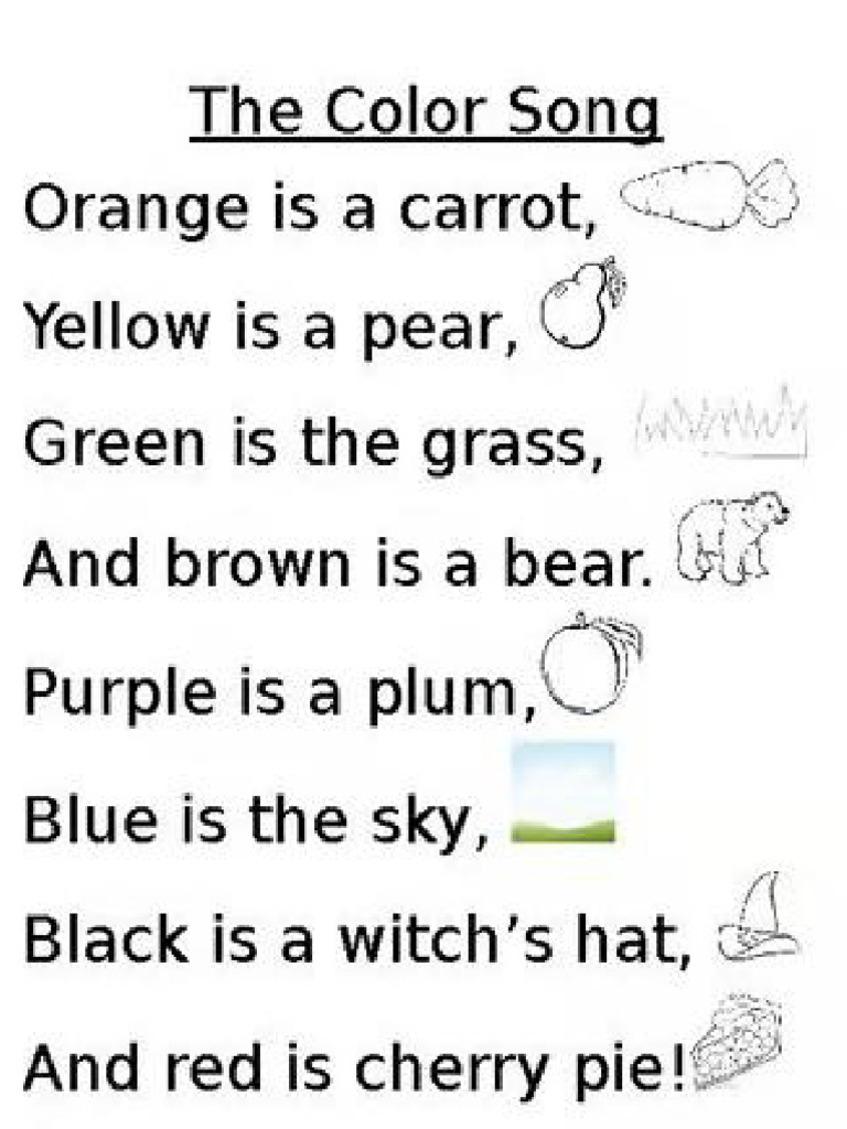 Colors Poem | PDF