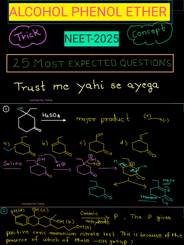 Alcohol Phenol Ether Solutions | PDF