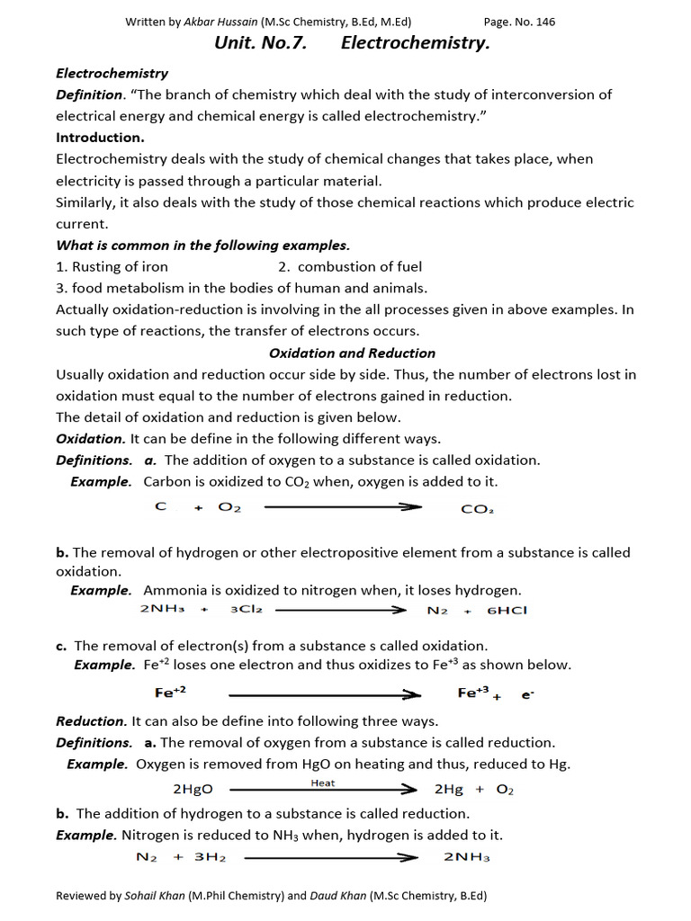 Understanding Electrochemistry Basics | PDF | Redox | Rust